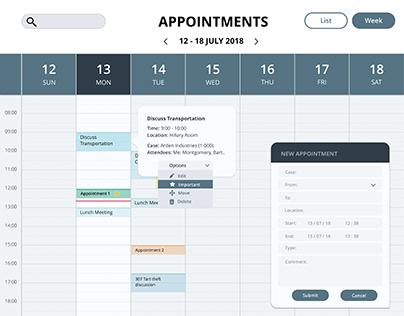 Desktop and iPad Calendar App