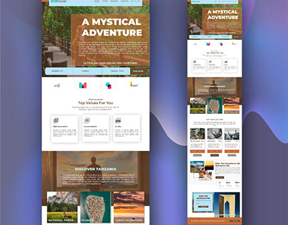 Travel Agency web design