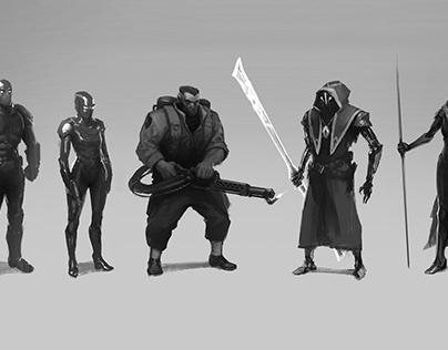 Character and creatures practice