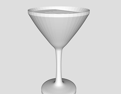 Martini Glass that Holds Coins