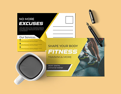 Professional performance personal your body postcard