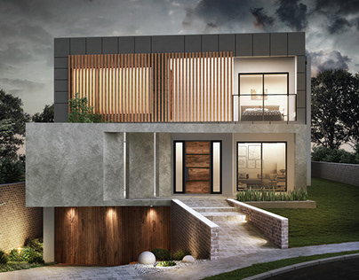 3D Residential Exterior Rendering