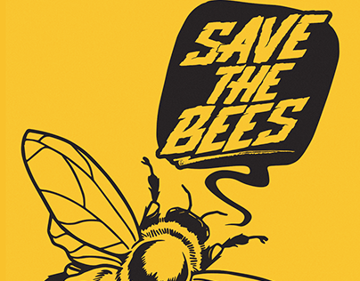 Save The Bees - Illustration