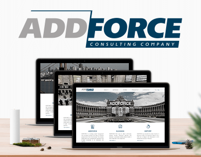 Website development for ADDFORCE (consulting company)