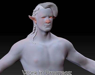 Work in Progress: Firbolg Character with Props