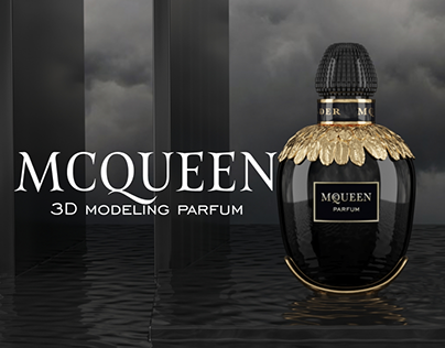 3D modeling & Visualization of Alexander McQueen parfum