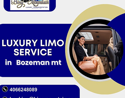 Luxury limo service in Bozeman mt