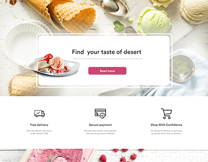 Ice cream website template| Ice cream parlour