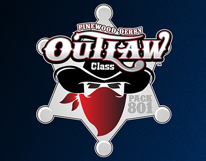 BSA Pack 801 Fallston Outlaw Class Logo Design