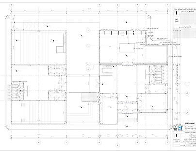 shop drawing for a gallery space