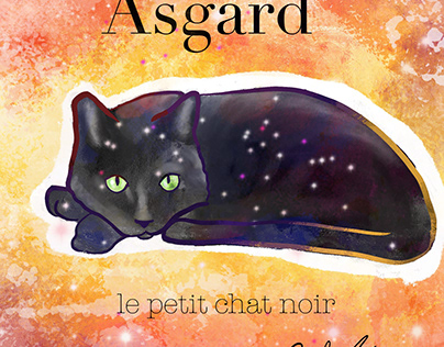Asgard the little lovely black cat