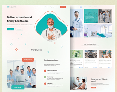 Health care | medical clinic landing page
