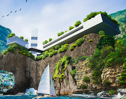 Resort on the cliff