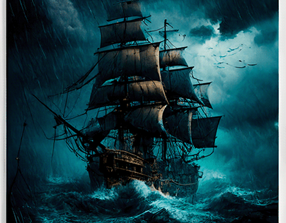 Pirate ship Atr work