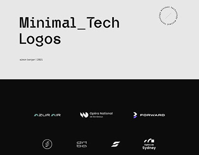 Minimalist Tech Logos