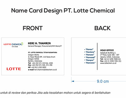 Name Card Design #3