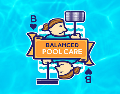 Balanced Pool Care Branding
