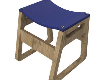 Stacking Stool for Pre-School Spaces
