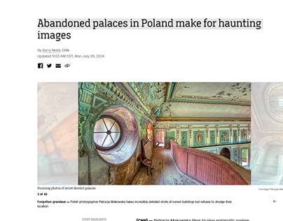 CNN Stunning photos of secret derelict palaces