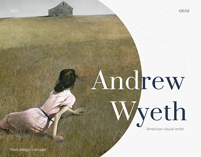 Andrew Wyeth | website concept