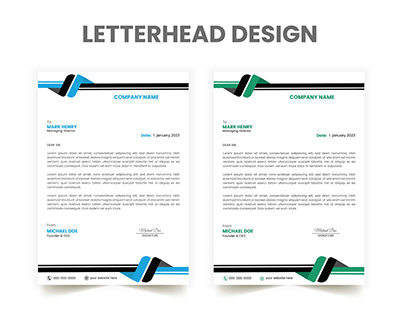Creative Business Letterhead Design