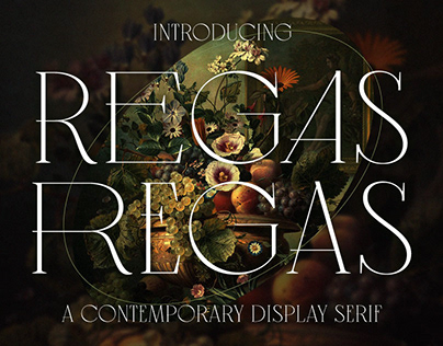 Regas Contemporary Display Serif