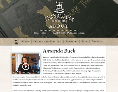 Amanda Buck Book Binding