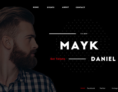 Mayk Daniel - Tickets Web Design