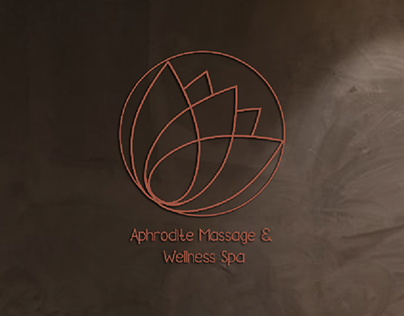 Aphrodite Massage & Wellness Spa Brand Identity design