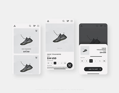 E-commerce UI / UX website design - Athlytude
