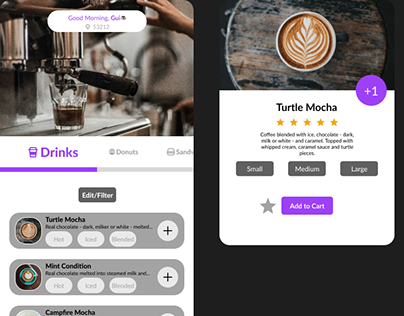 Coffe App Design
