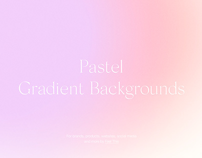 Pastel Soft Gradient Backgrounds With Grain Texture
