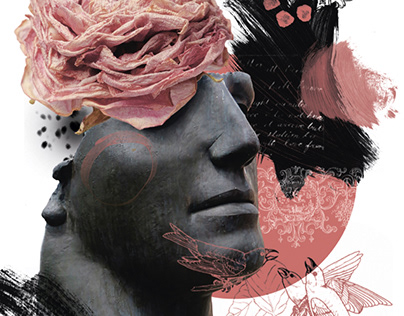 Collage “Rose”