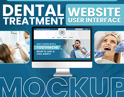 Dentist Website UI Home Page Design