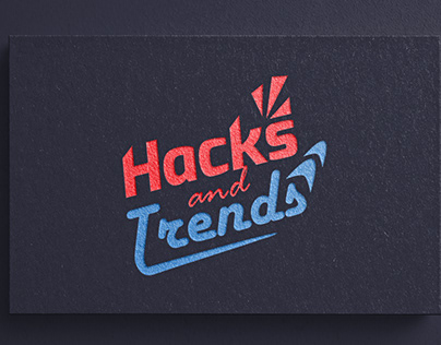 "Hacks and Trends" Logo Design.