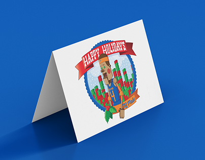 NY Knicks Holiday Card – Proposed