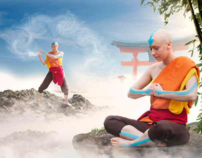 Aang, Avatar: The Last Airbender Cosplay Composite