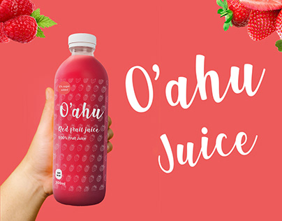 0'ahu Brand Of Juices | Label Design
