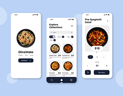 Salad Restaurant App UI UX Design
