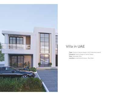 Project thumbnail - Villa in UAE -2-