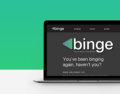 Binge: Informing America Website Design