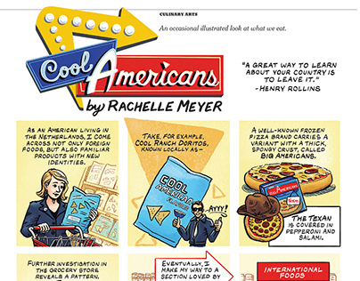 NYT Cooking: Cool Americans Comic