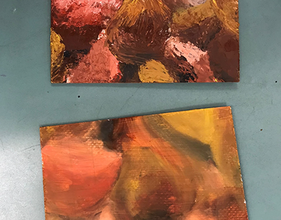 Oil Painting: Techniques(2- 6"x9" )
