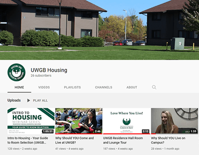Project thumbnail - UWGB Housing Video Projects