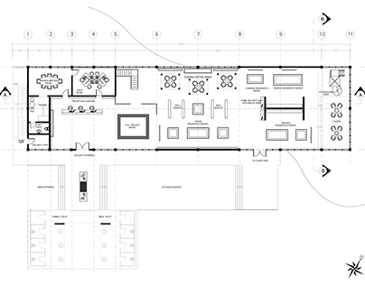 Sales Gallery Interior Design : Technical Drawing