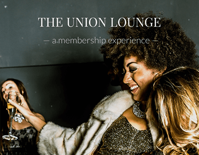 The Union Lounge Website Intro