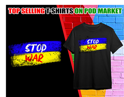Stop War, eye catching t-shirt design