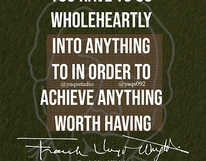 My Favorite Frank Lloyd Wright Phrase