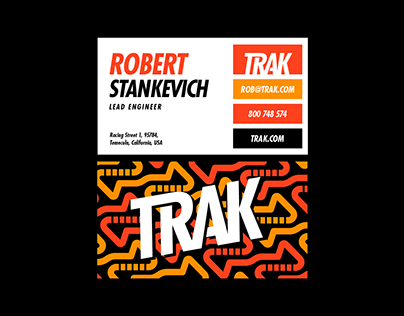 TRAK Brand Identity for Racing Circuit