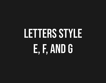 Letters style